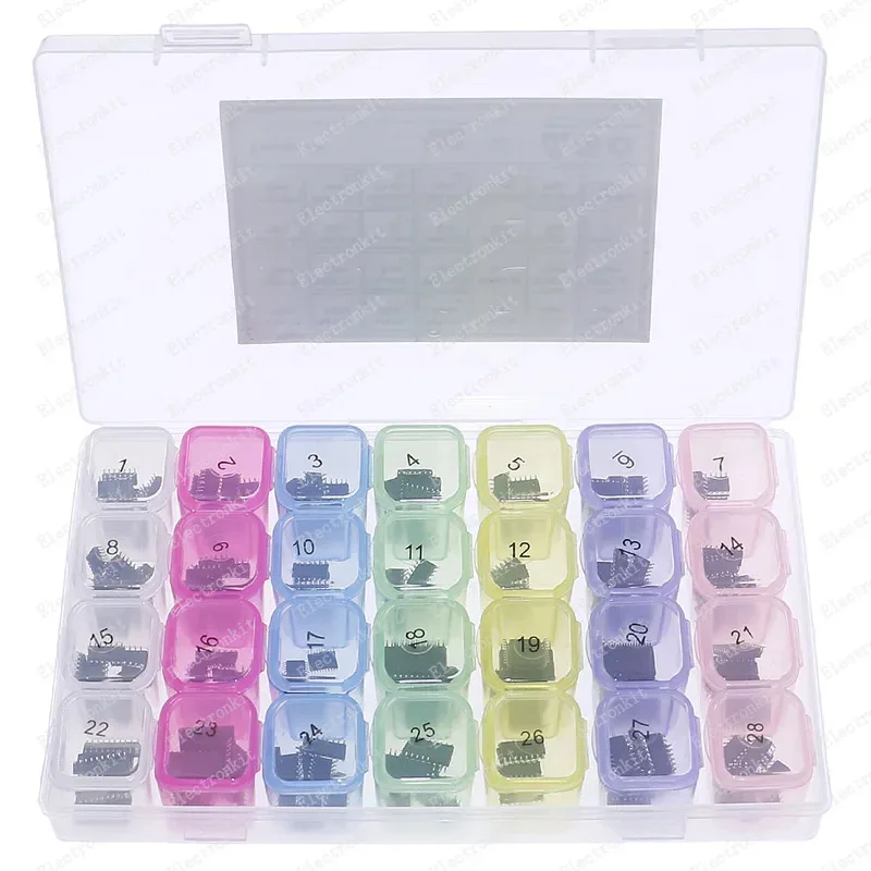 205Pcs 74HC00-74HC4066 SOP IC Combination Chip kit