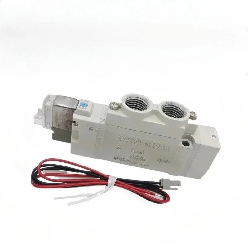 صمام الملف اللولبي SMC الأصلي Sy7120/7220/7-4/6/5lzd/Lze/DZD/GZD-02-C8-C10