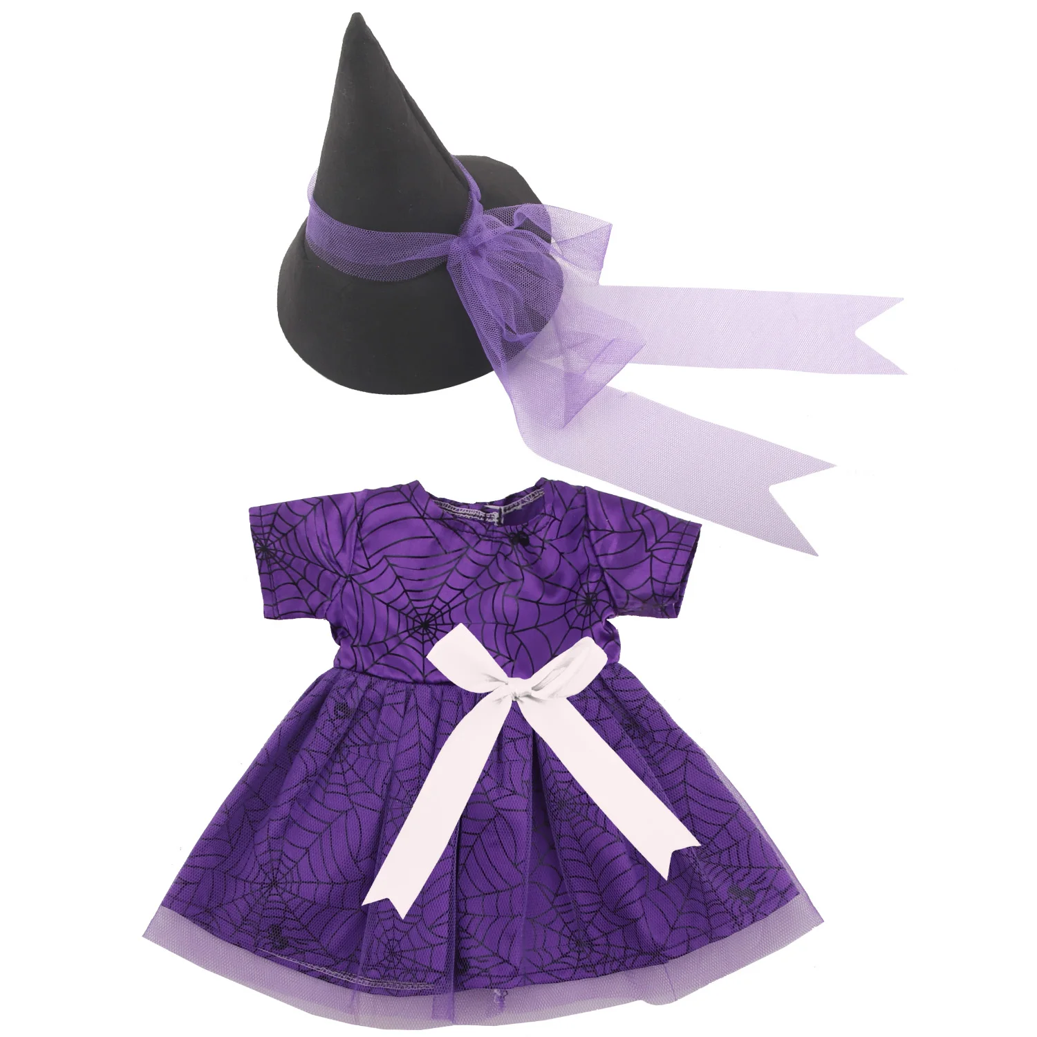 Viola arancione Cosplay bambola Festival vestiti vestito gonna mago + cappello da mago vestito per 18 pollici american & OG Gilr bambola regalo per bambini