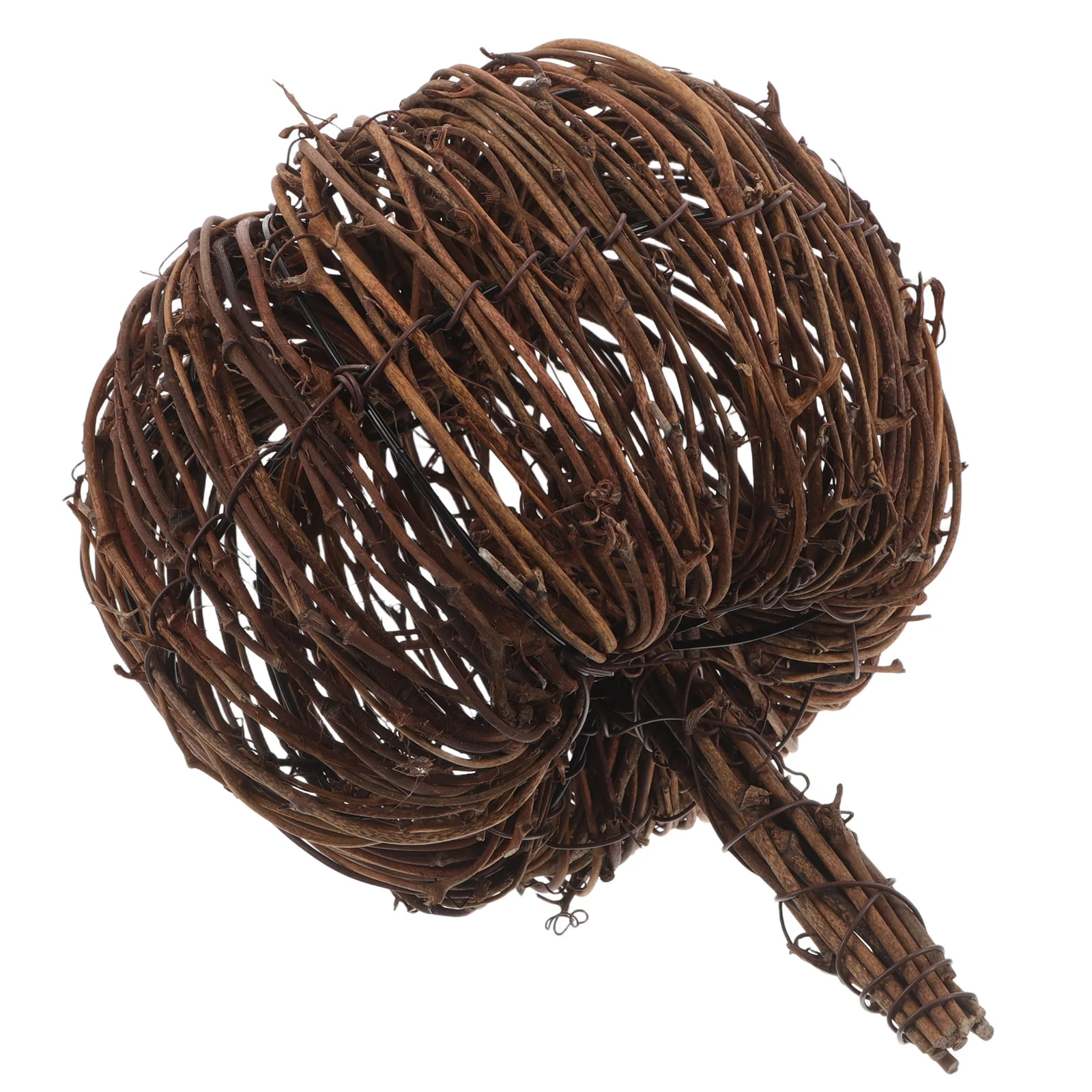 

Handwoven Rattan Pumpkin Table Decor Natural Halloween Thanksgiving Pumpkin Household Ornament Festive Decorative Accent