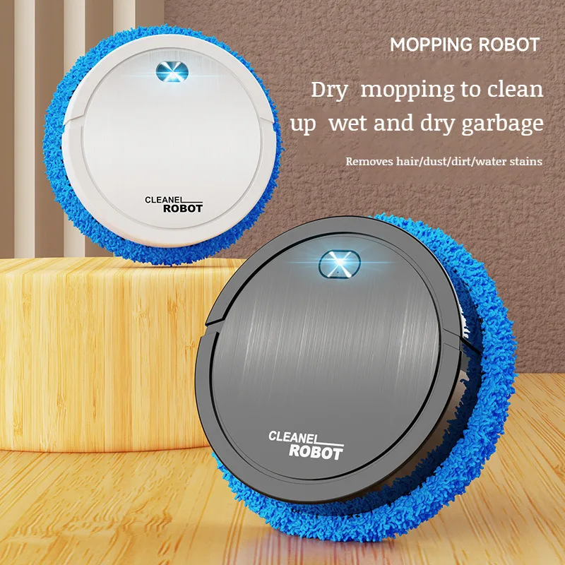 Intelligent automatic wet and dry intelligent mopping robot Rechargeable automatic mopping robot