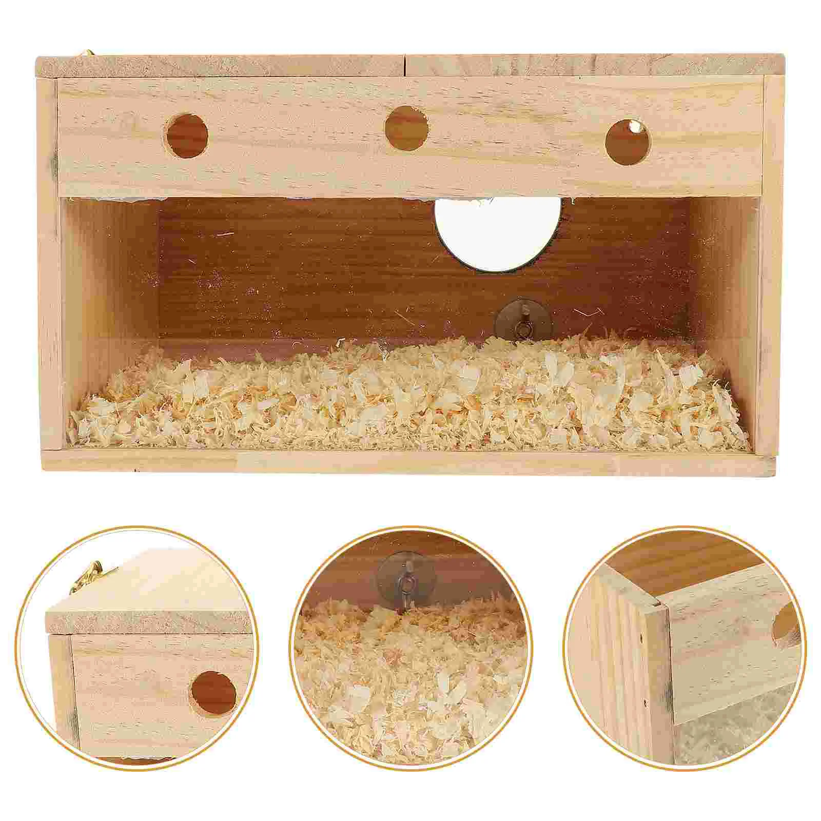 

Parakeet Nesting Box Wood Parakeet Nest Wooden Bird Nest Wooden Birdhouse Parakeet Supply