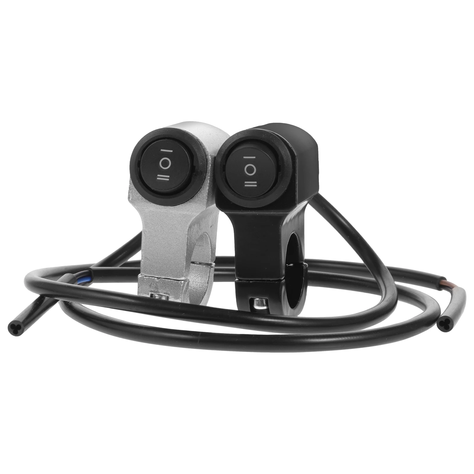 

2Pcs Aluminum Alloy Motorcycle Handlebar Switch for Headlight Turn Signal Easy Installation Durable Compatibility