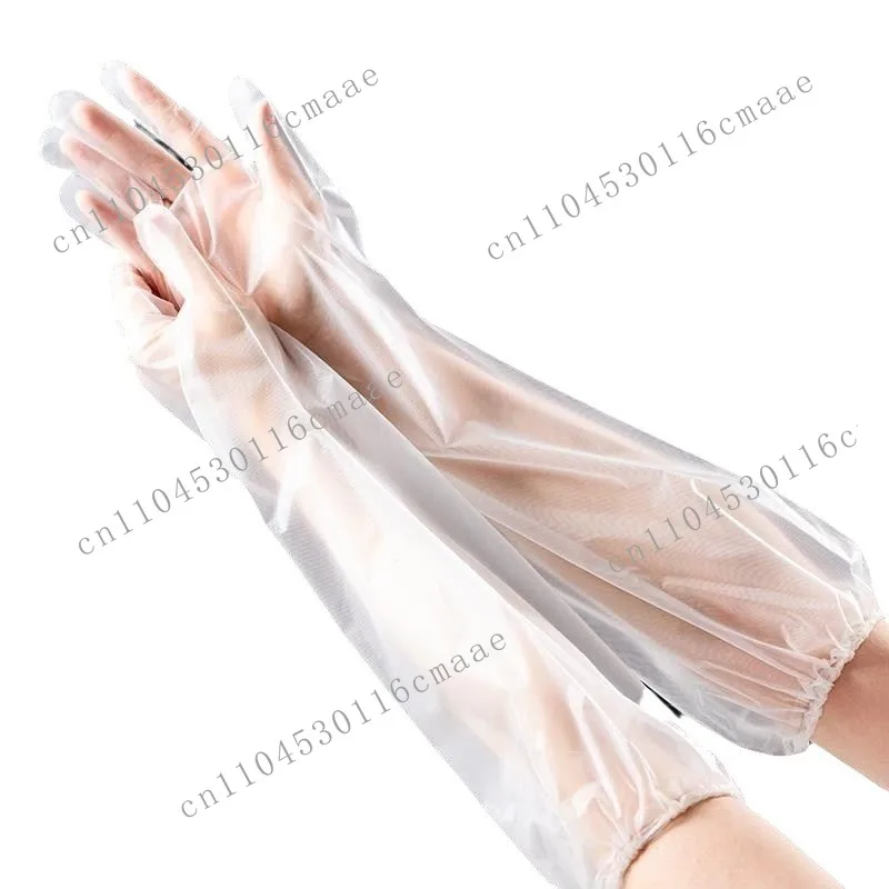 60Cm long housework gloves kitchen food grade disposable gloves