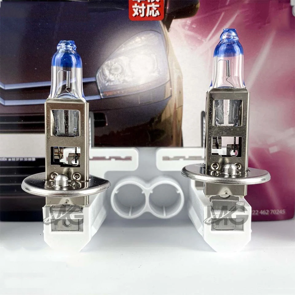 مصباح هالوجين للسيارة من فيليبس PowerVision H1 P14.5 12 وات 55 وات مصابيح أوتوماتيكية + سطوع 60% ترقية أصلية استبدال المصابيح 12258PWVS2 #2