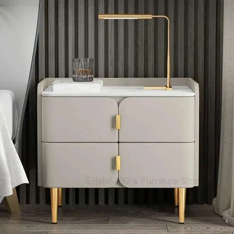 Multifunction Drawers Nightstand Modern Bedroom Dressing Bedside Table Small Computer Outdoor Cabinet Comodini Dining Tables