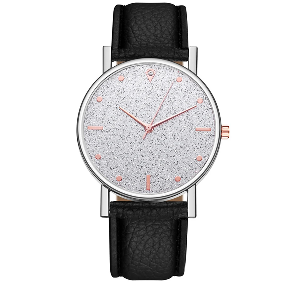 

Durable Casual Watches Wrist Watch Female Classic Color Precise Movement Safe Skin Glass Alloy Business Leisure Sky