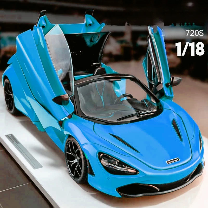 

1:18 Large Model 720S Alloy Car Simulation Sports Car Collection Ornament Tabletop Decoration Children's Boys Toy Gifts