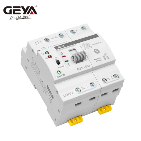 Автоматический переключатель GEYA G2R 25/40/63А 110/220В — фото товара