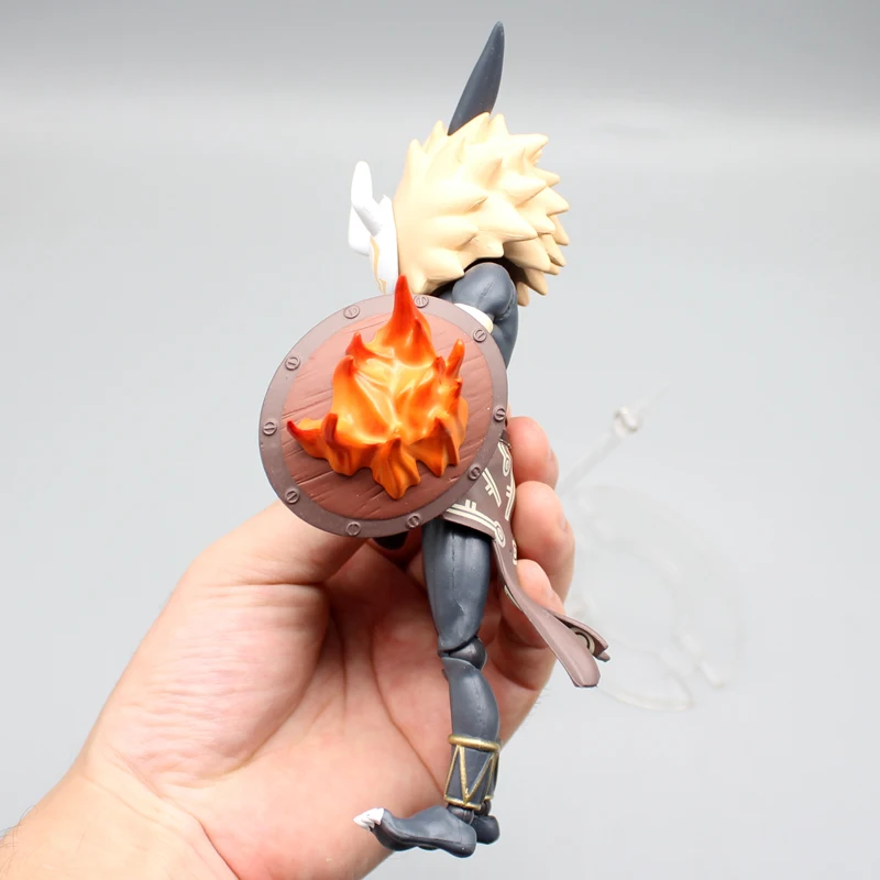 18cm Genshin Impact Wooden Shield Hilichurl Anime Figure Modle Animation Pvc Style Modle Statue Decoration  Collectiable Gifts