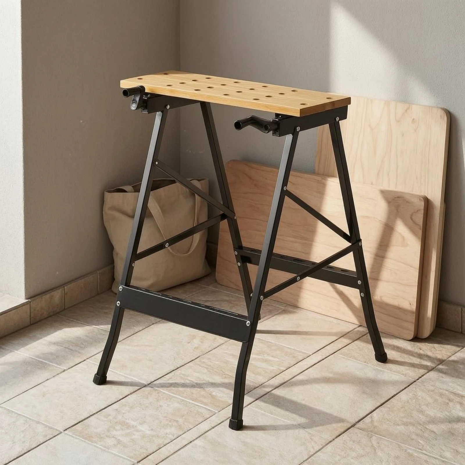 โต๊ะทำงานแบบพับได้ โต๊ะทำงานแบ - Workbench Portable Fold บทวิจารณ์และราคา