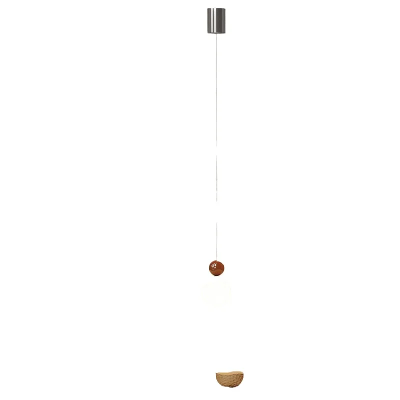 

Bedroom bedside small chandelier, French cream style modern and simple, medieval lift restaurant bar lamp