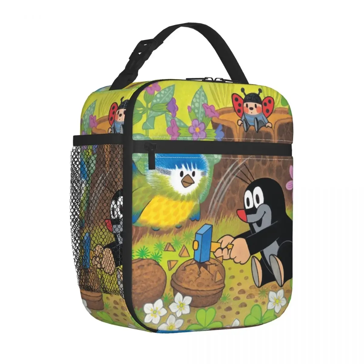 

The Little Mole Krtek Anime Insulated Lunch Bags Large Meal Container Cooler Bag Tote Lunch Box Beach Travel Bento Pouch