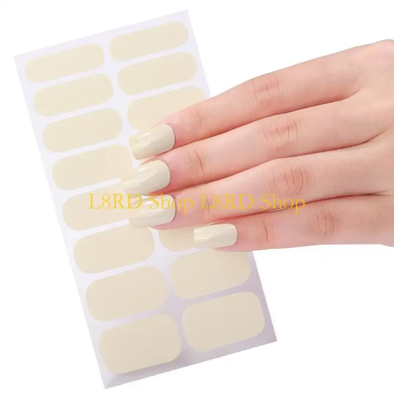 L8rd Selbstkleber Nagellack Streifennagelaufkleber für UV -Lampe SETT