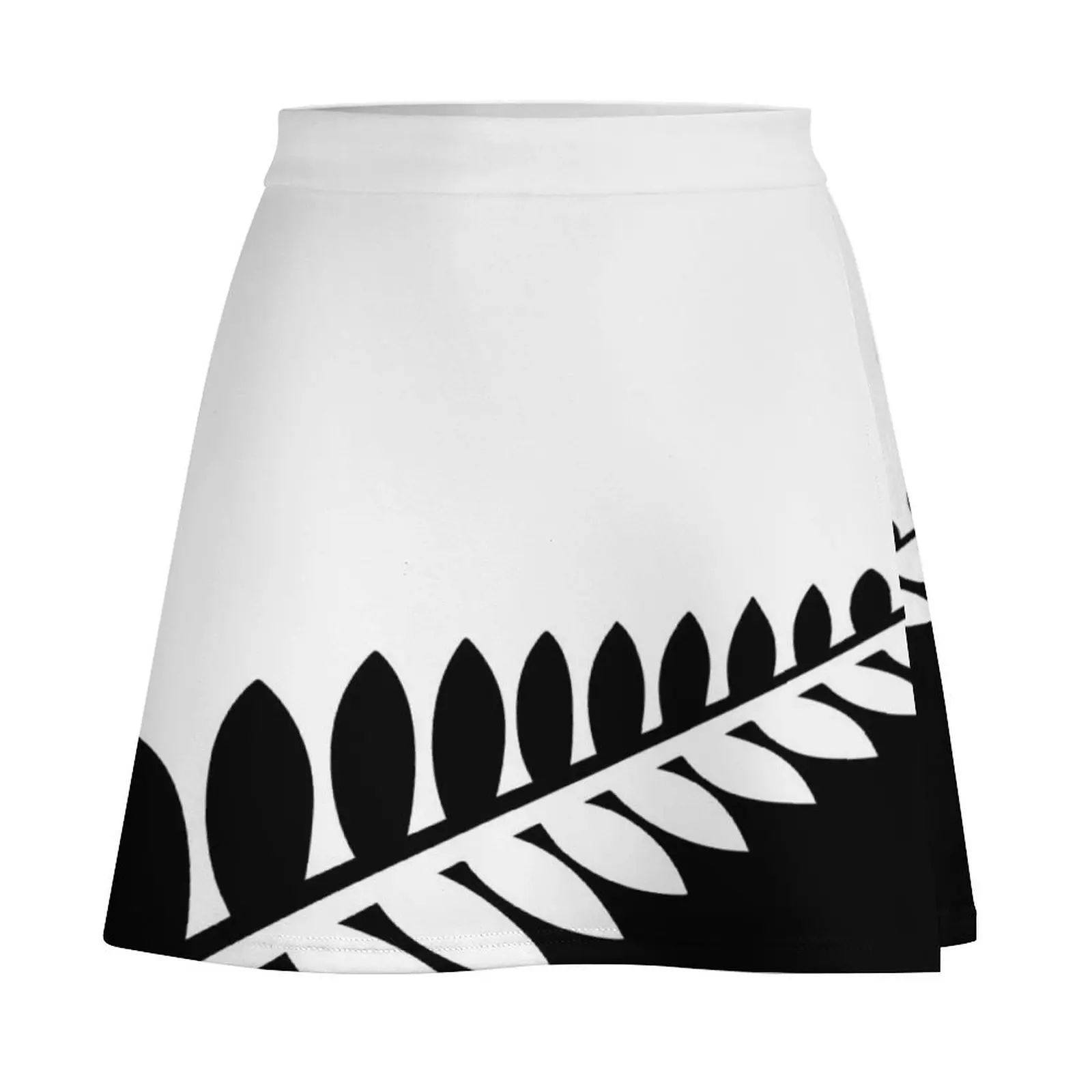New Zealand - Black & White Flag Mini Skirt women clothing 2025 new arrivals fashion korean clothing Mini Skirt