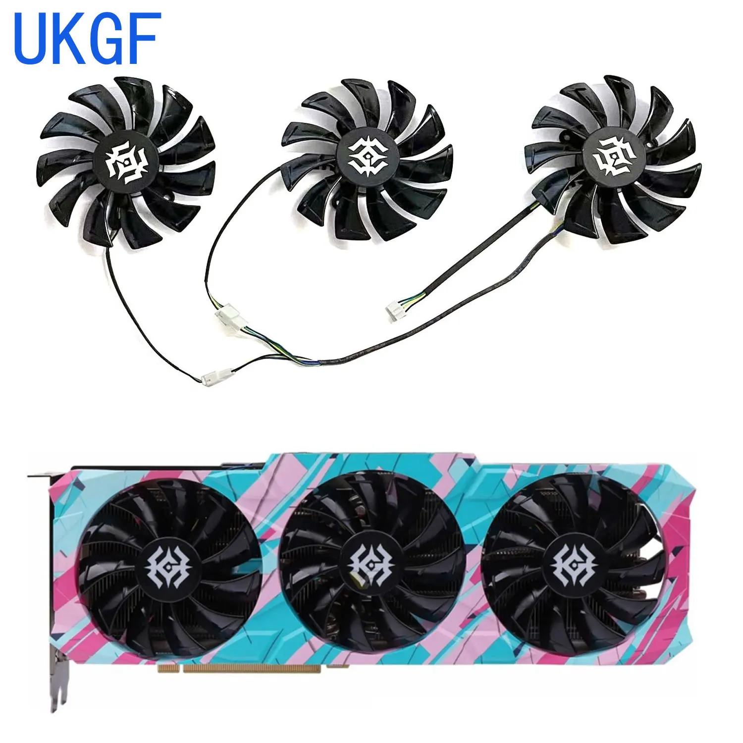 Brand new GA92S2U 4PIN DC 12V 0.46A suitable for Zotac GeForce RTX 3090 3080 3070 3060 Ti X-GAMING graphics card cooling fan