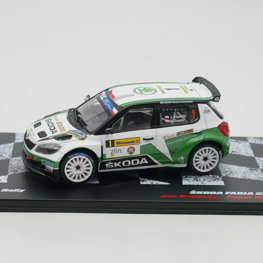 Ixo 1:43 Scale Diecast Alloy Skoda Fabia S2000 WRC 2013 Toys Cars Model Classics Nostalgia Adult Gifts Souvenir Static Display