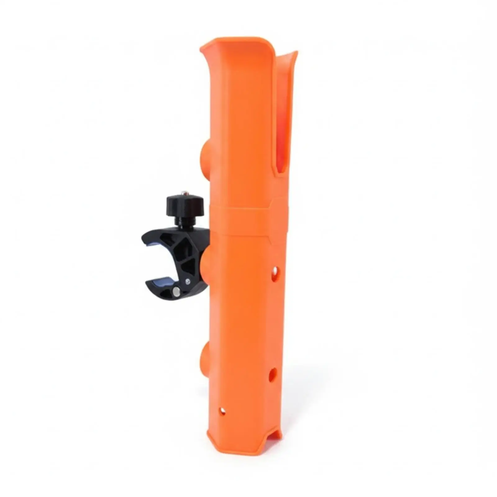 Vertical Boat Fishing Rod Holder with Adjustable Swivel for Rail Yacht Side Clamp Support