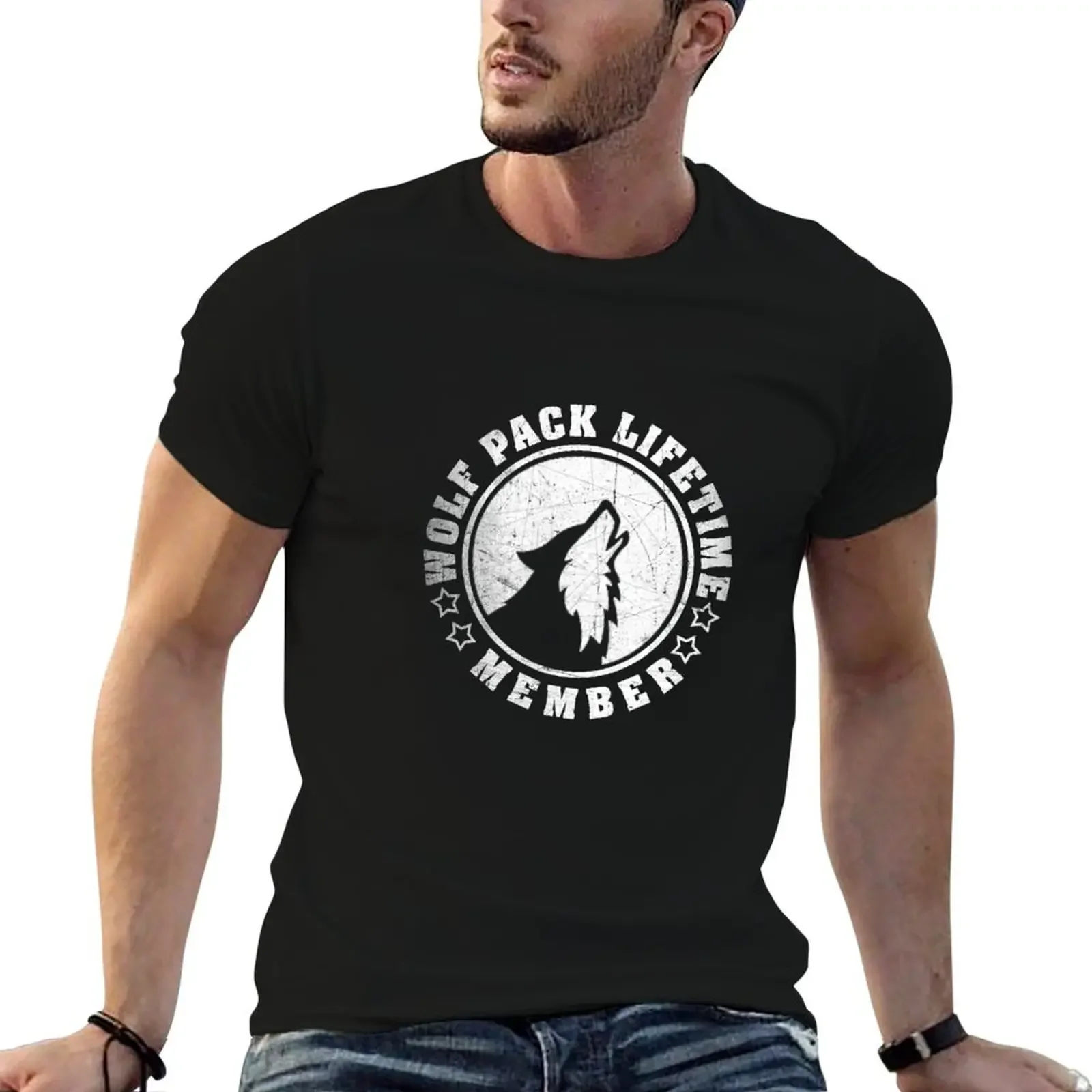 Lifetime Wolf Pack Member bachelor party shirts groomsmen gifts drinking shirt bachelor drinking team favors funny T-Shirt