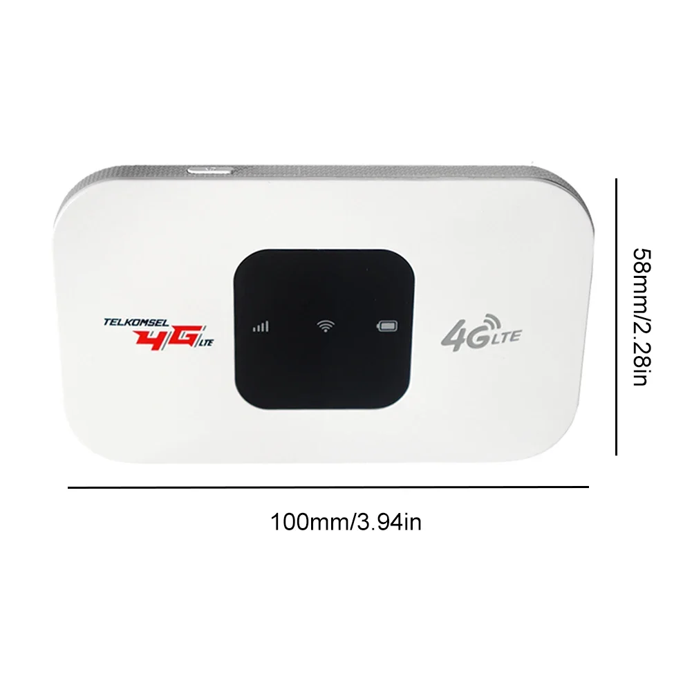 H5577R 4G Lte WiFi Router Wireless 150Mbps Hotspot with SIM Card Slot Chip Portable Modem 2100mAh Mini Mobile Hotspot Plug&Play