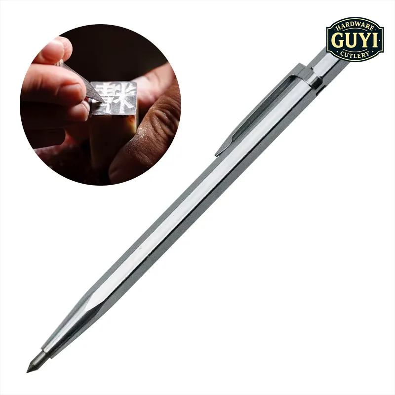 1pcs Diamond metal marker engraving pen tungsten carbide nib stylus pen for glass ceramic metal wood engraving hand tool