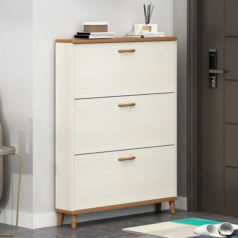 Armoire à Chaussures d'Entrée Minimaliste, Meuble de Rangement, Meubles de Maison