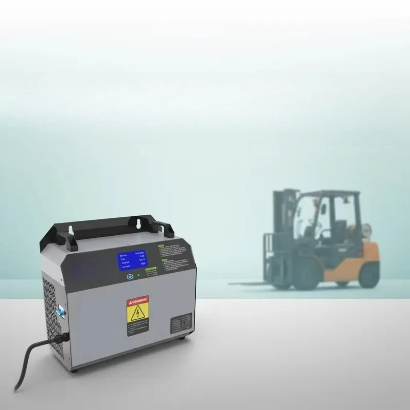 Industrial AC220V DC Port 14.4KW LiFePO4 Battery Charger High Power Fast Lithium Ion for Electric Forklift Golf Cart