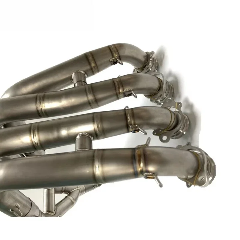 Motorcycle Exhaust Header Pipe for S1000RR 2019+/S1000R 2021+ Modified Titanium Alloy Exhaust Pipe 6