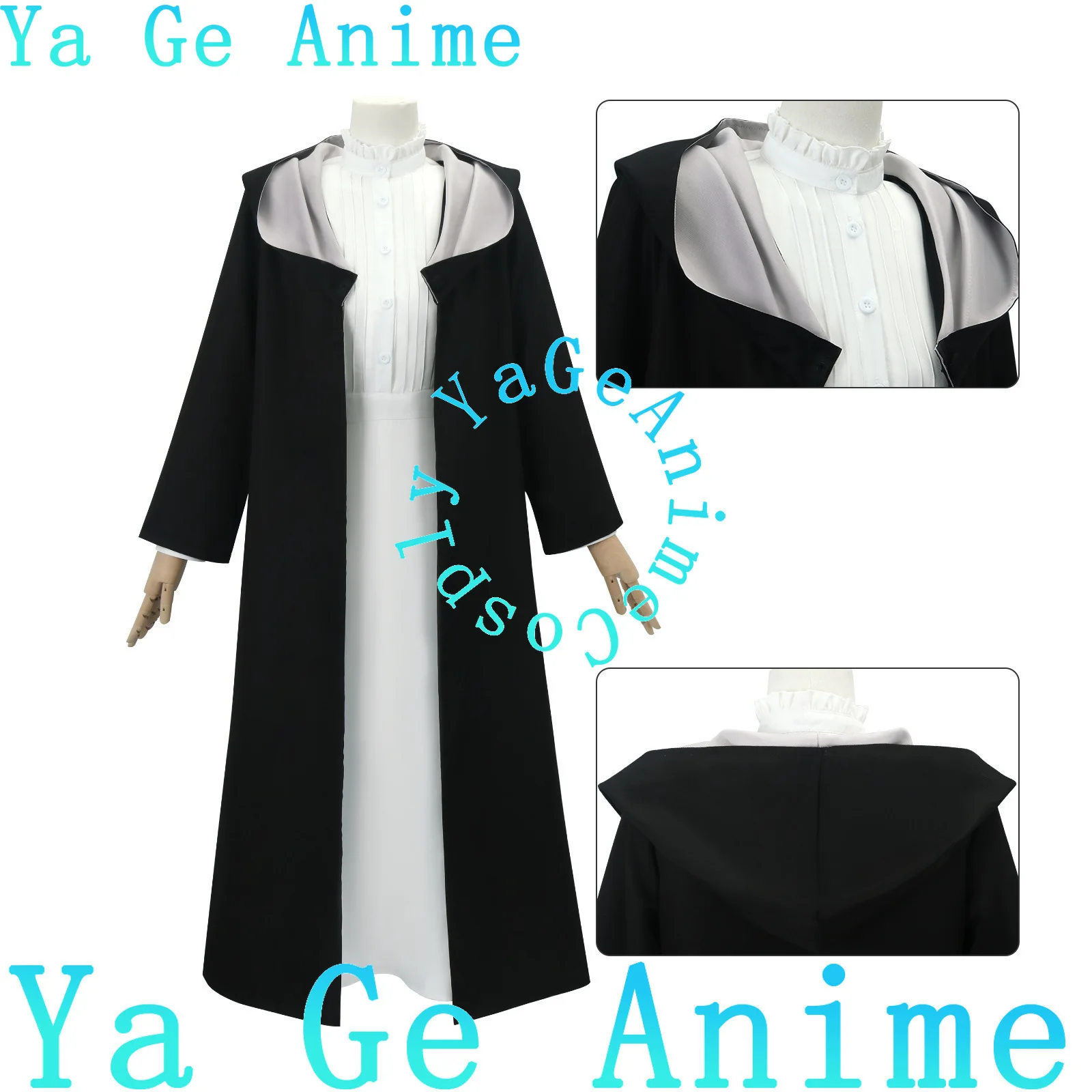 Manluren Frieren Beyond Journey's End Fern Cosplay Costume Magic Elf Anime Suit Frieren: Beyond Journey's End Fern Dress Wigs