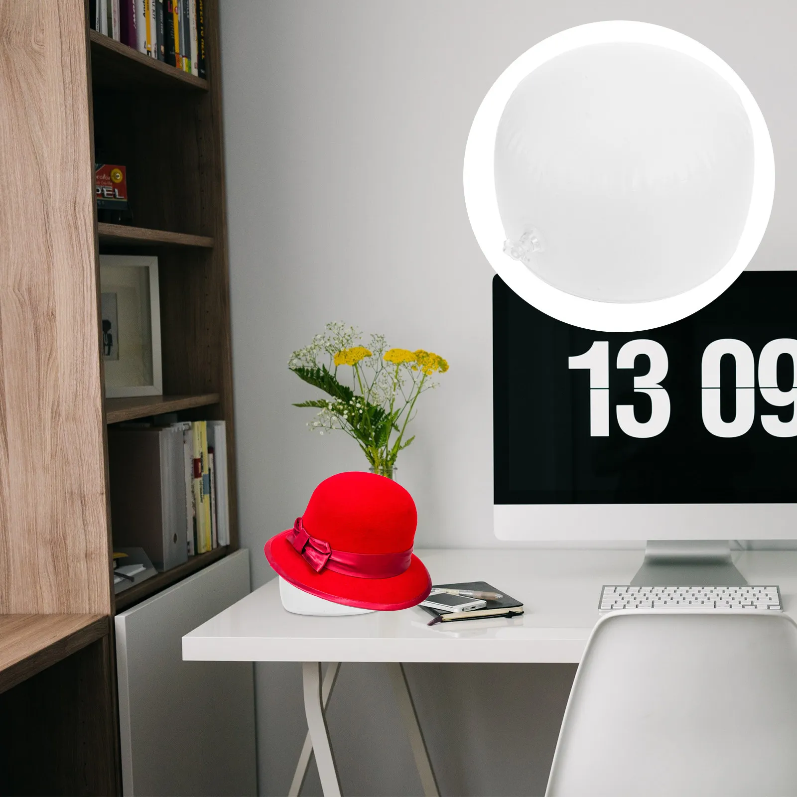 PVC Inflatable Hat Shaper Portable Hat Holder Display Stand Waterproof Cap Inner Support for Retail Display Photography Storage