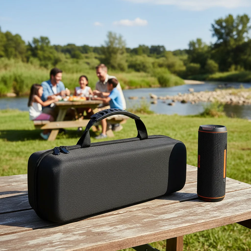 

For Xiaomi Sound Party Hard Shell Protective Case Shockproof Anti-drop EVA Travel Storage Bag Portable Speaker Carrying Case