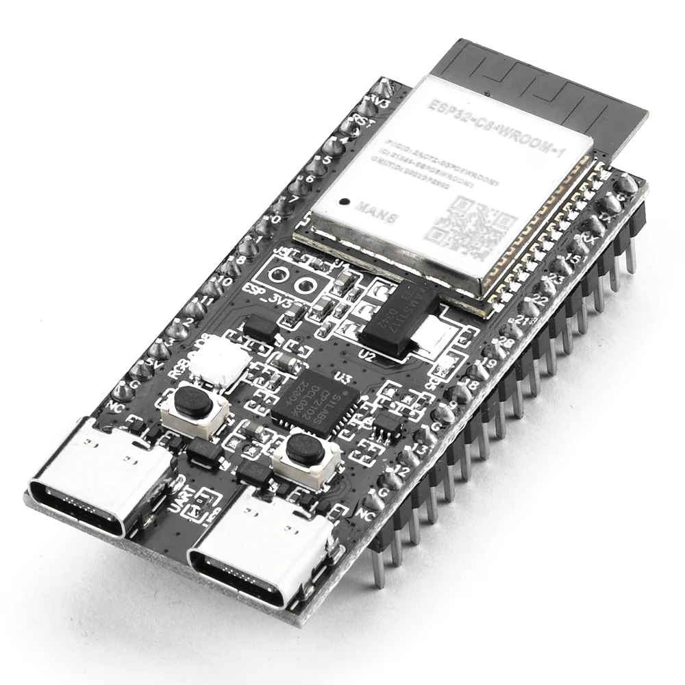ESP32-C6 WiFi Bluetooth Development Board Core Board CP2102 Board ESP32-C6-DevKitC-1-N8 Module TYPE-C Interface USB2.0