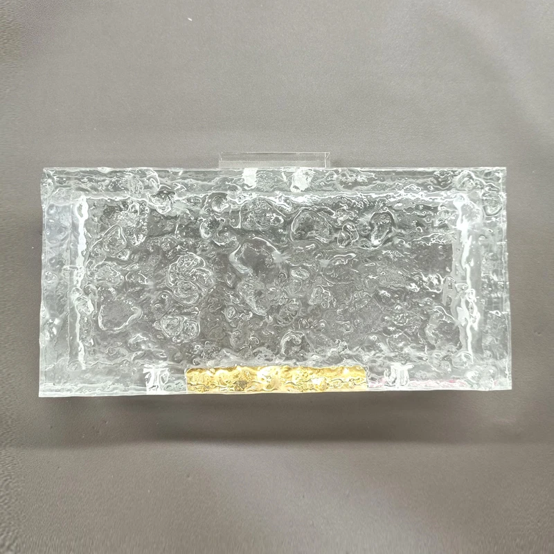 

Женская Роскошная акриловая вечерняя сумка, кошелек-клатч от известного бренда, прозрачные сумочки, сумки через плечо для свадебной вечеринки