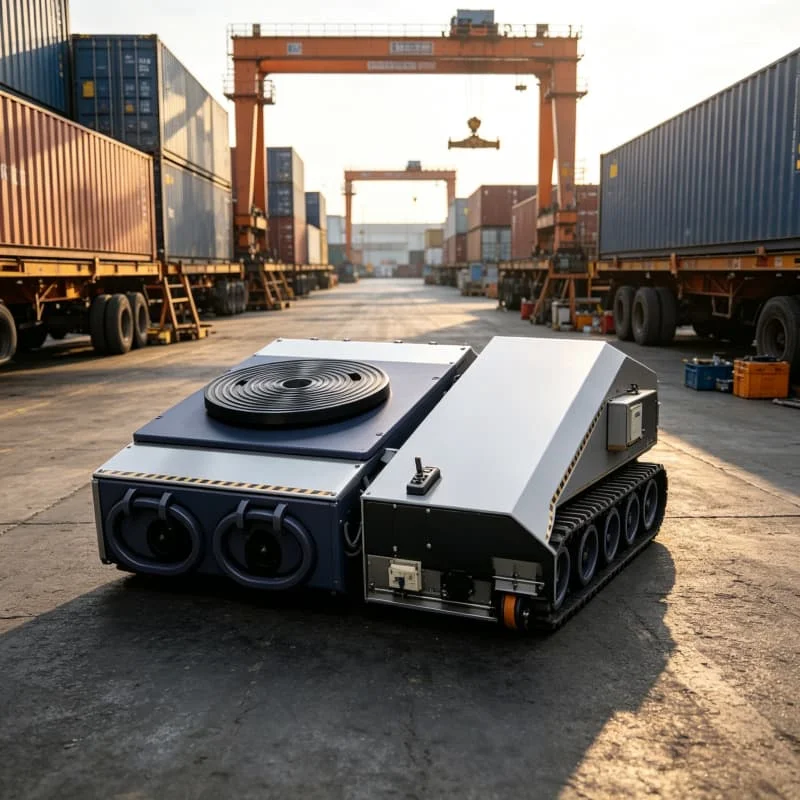 Off Road Electric Transfer Trolley 30T Remote Controlled For Workshop Gravel Yard Heavy Equipment Transport Customized