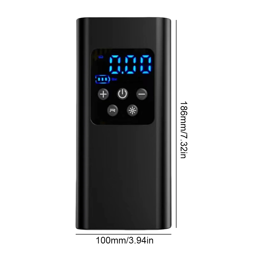 150PSI Wireless Inflatable Pump Handheld Digital Tire Inflator Lithium Battery Electric Car Air Compressor for Car Bicycle Balls
