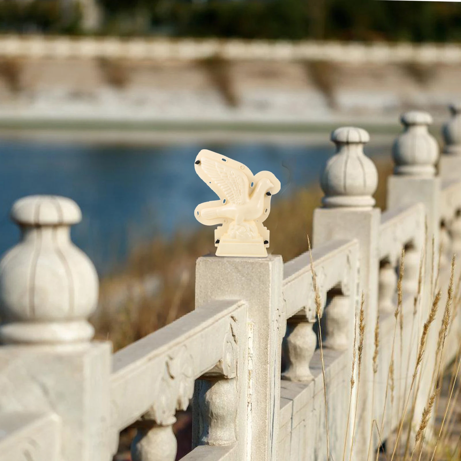 

Pigeon Shaped Plastic Mold Diy Fence Decor Concrete Balustrade Ornament Garden Lawn Cement Forms Block Pathway Edging Diy Fence