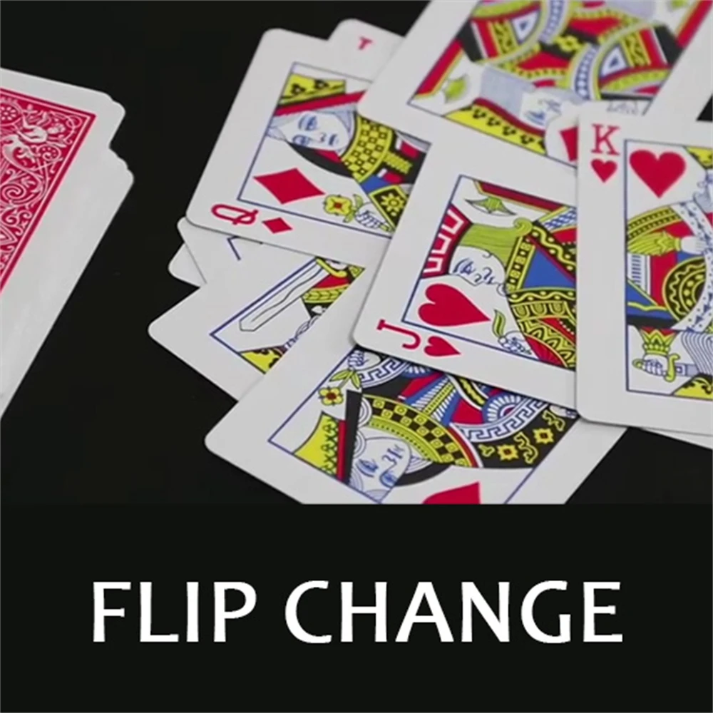 

Flip Change Magic Tricks Wrong Card Changes to Chosen Card Easy Poker Magia Magician Close Up Illusions Gimmicks Mentalism Props