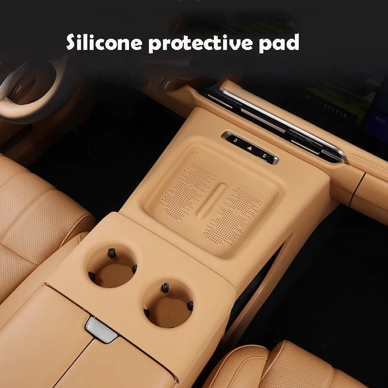 

For Voyah Dream 2025 2026 Silicone Protective Pad Central Control Dedicated Waterproof Scratch-resistant Car Accessories