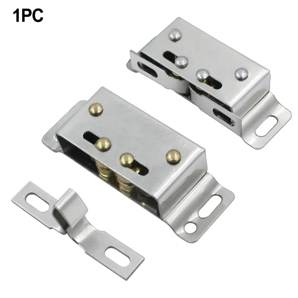 Boats For Motorhomes Door Close Latch Cabinet Catches Magnetic Double Roller Catch Hardware Simple To Install Stainless Steel