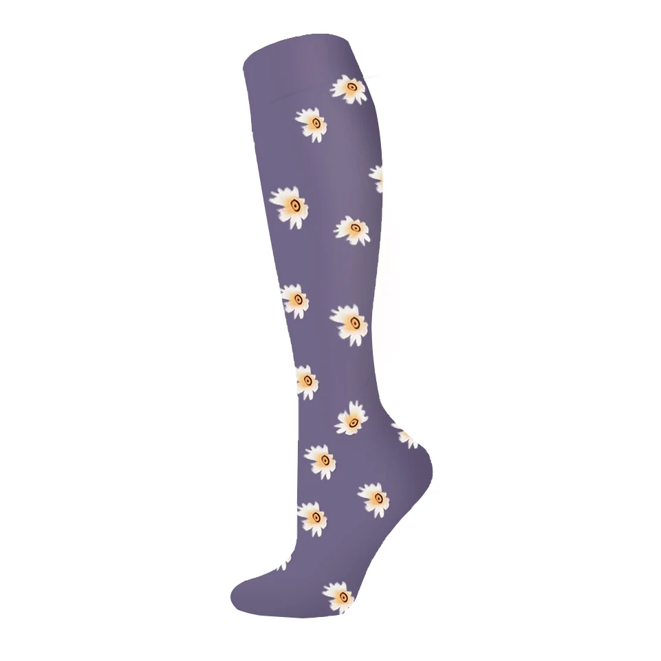 Kompressionsstrümpfe für Damen und Herren, Atmungsaktive Laufsocken, Drucksocken für Fußball, Erwachsenen-Edition, Netzdruck-Socken für Pflegepersonal – Detail 11
