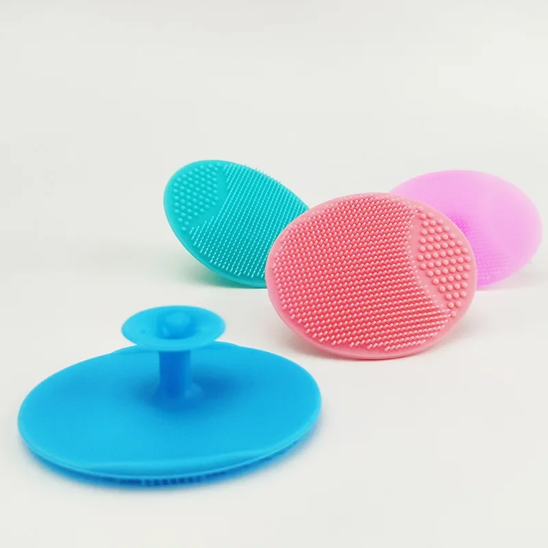 1-3 Pcs Silicone Facial Wash Pad Exfoliating Blackhead Removal Face Cleansing Brush Tool Baby shampoo brush Face Care