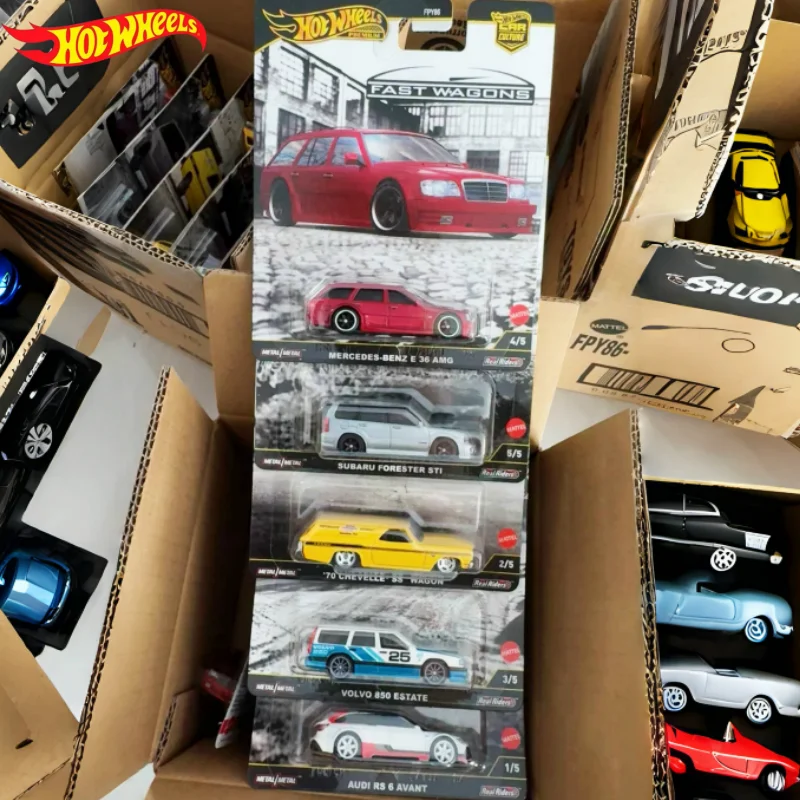 

Украшение индивидуальной модели Hot Wheels - Audi RS Volvo Mercedes Benz Subaru Fast Wagons Series, коллекция автомобилей из сплава, подарок на день рождения, игрушка