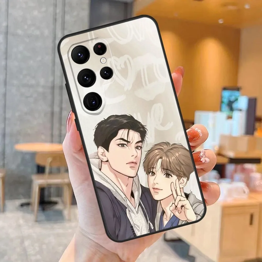 Korean Comics Joo Jaekyung Phone Case For SamsungS23,S22,S21,S20 Ultra Pro S10,S30Plus,S9,20lite Ultra Black Cover