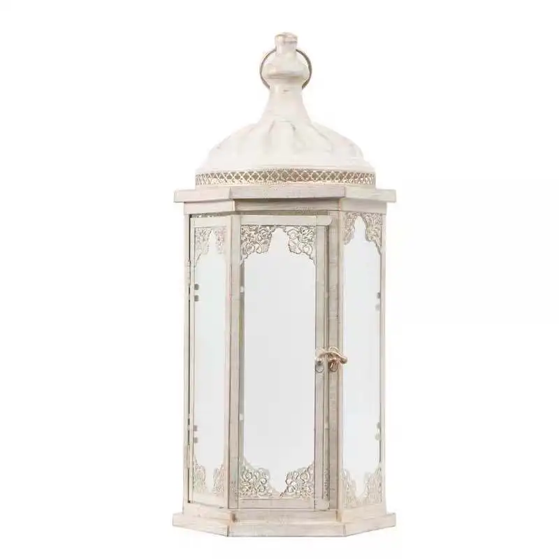 

Retro wrought iron candlestick romantic wedding wind lamp ornament