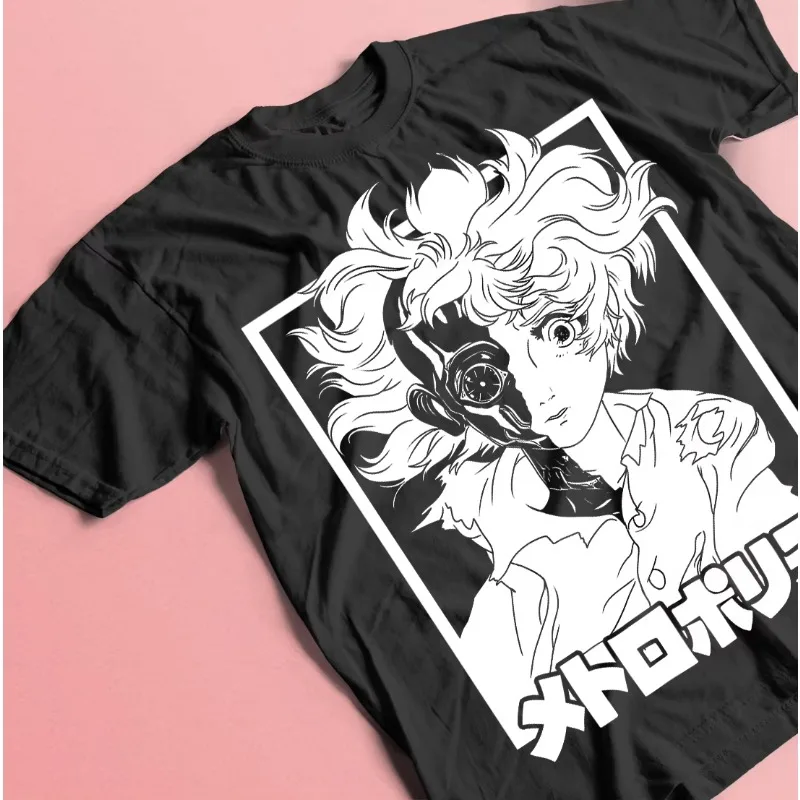 

Trend Summer 2025 Cosplay Neutral Metropolis Tima T-Shirt Anime Shirt Manga Shirt Tima Metropolis Shirt Japan Men Clothing