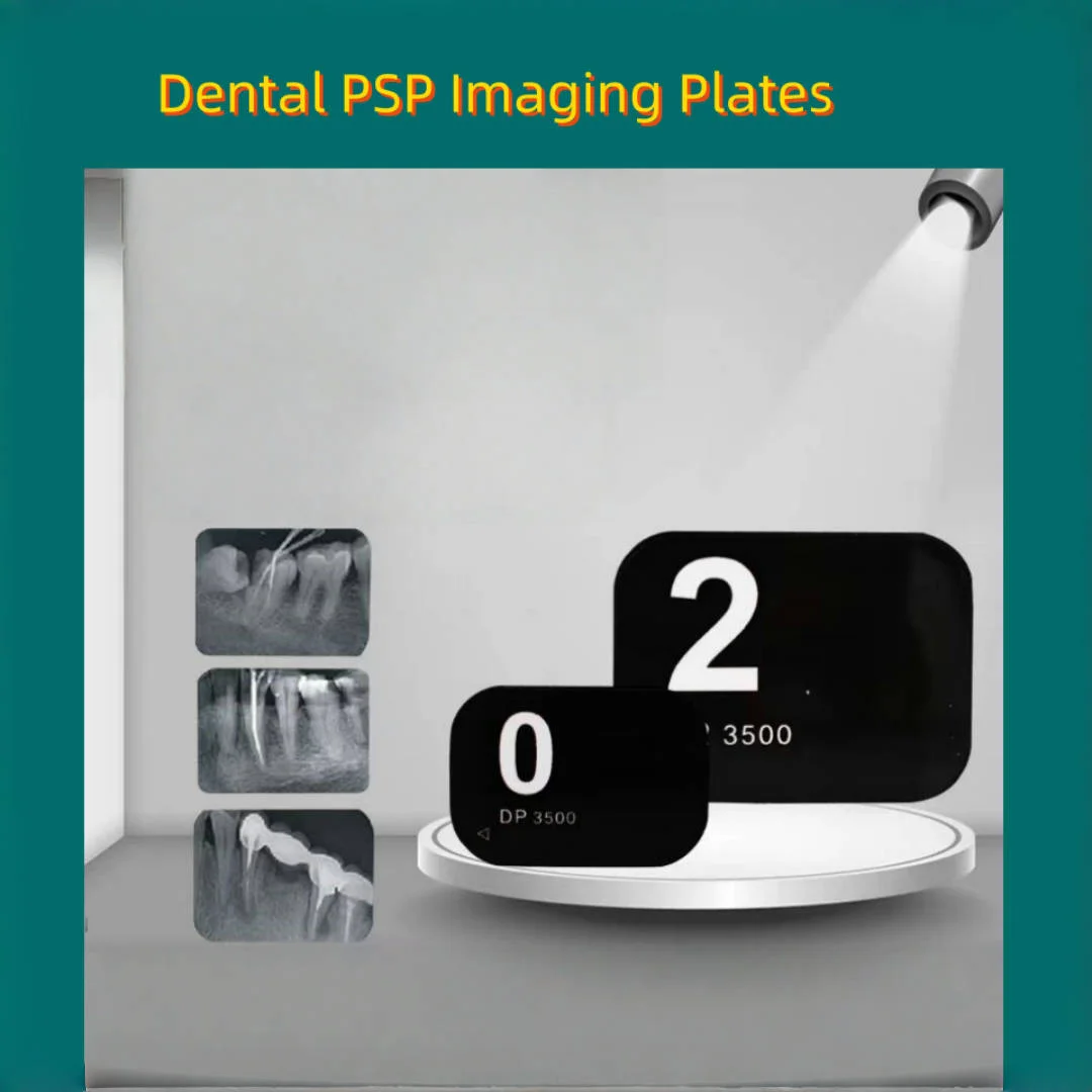 Dental PSP Imaging Plates Size 0# 1# 2#, Phosphor Digital X-Ray Sensor Plates Compatible without MAG Dental X-Ray Machines
