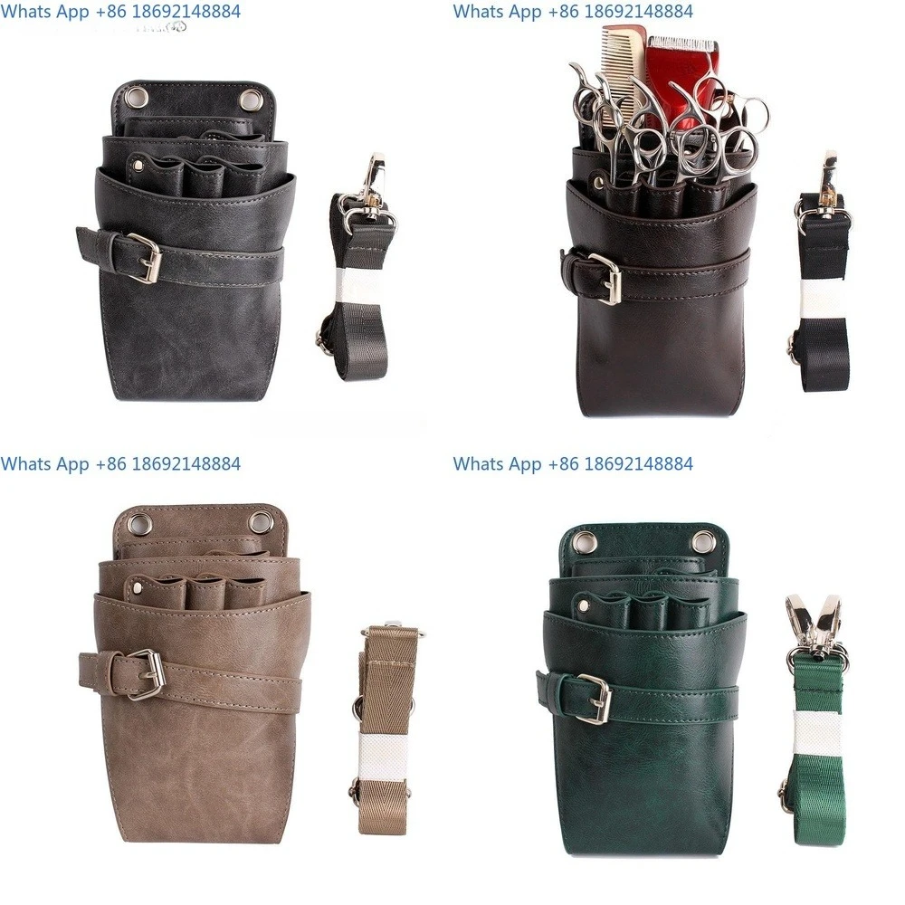 

Scissors Bag Tool Pouch for Hair Stylist and Pet Groomer Crossbody Apron