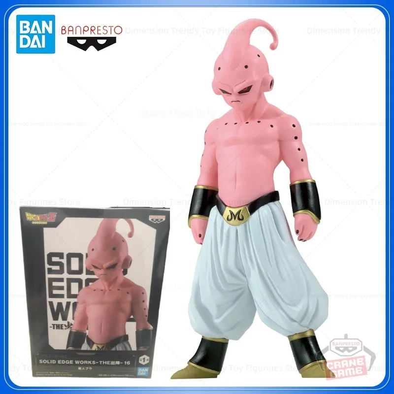 

In Stock Bandai BANPRESTO SOLID EDGE WORKS Anime Dragon Ball Z Majin Buu Figure Model Genuine Boxed Toy DT