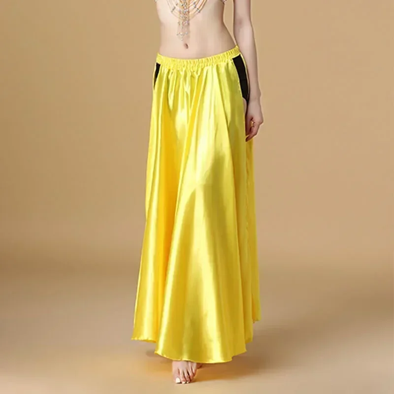 Leistung Bauchtanz Kostüm Saint Rock 2-seiten Schlitze Rock Sexy Frauen Orientalischen Bauchtanz Rock Weibliche Tanz Kleidung