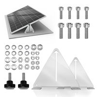 CP-SETUNO Solar Panel Tilt & Flip large brackets, adjustable solar panel bracket mounting rack bracket